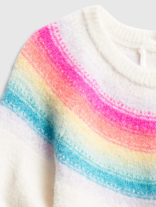 GAP Baby sveter neon rainbow GAP