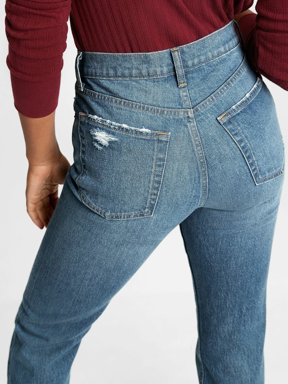 GAP Džínsy cheeky straight high rise GAP