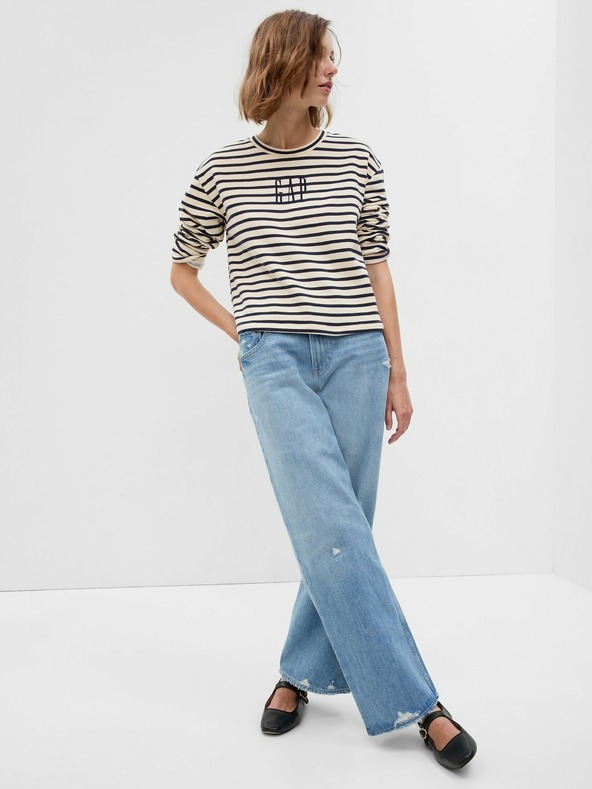 GAP Mikina crop s logom GAP