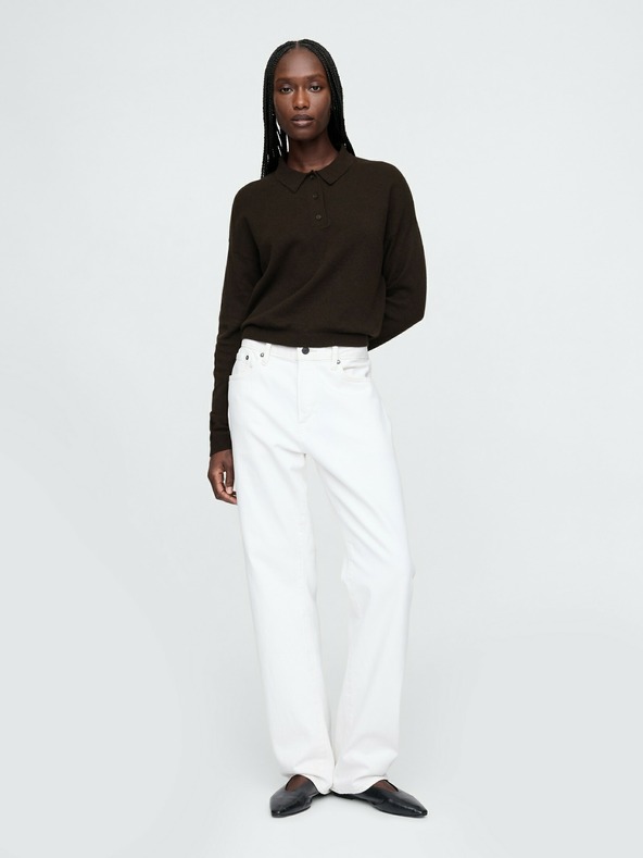 GAP Polo sveter CashSoft GAP