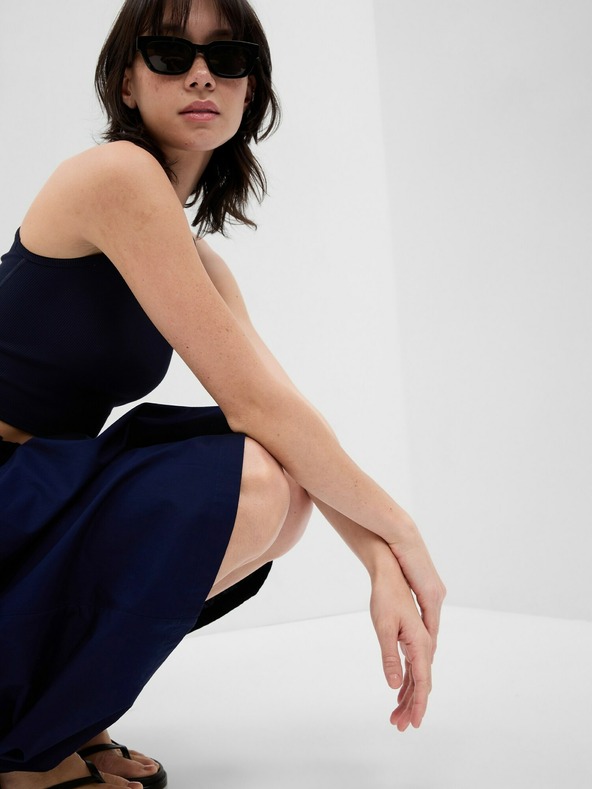 GAP Midi sukňa s pružným pásom GAP