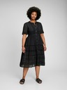 GAP Čipkové midi šaty GAP