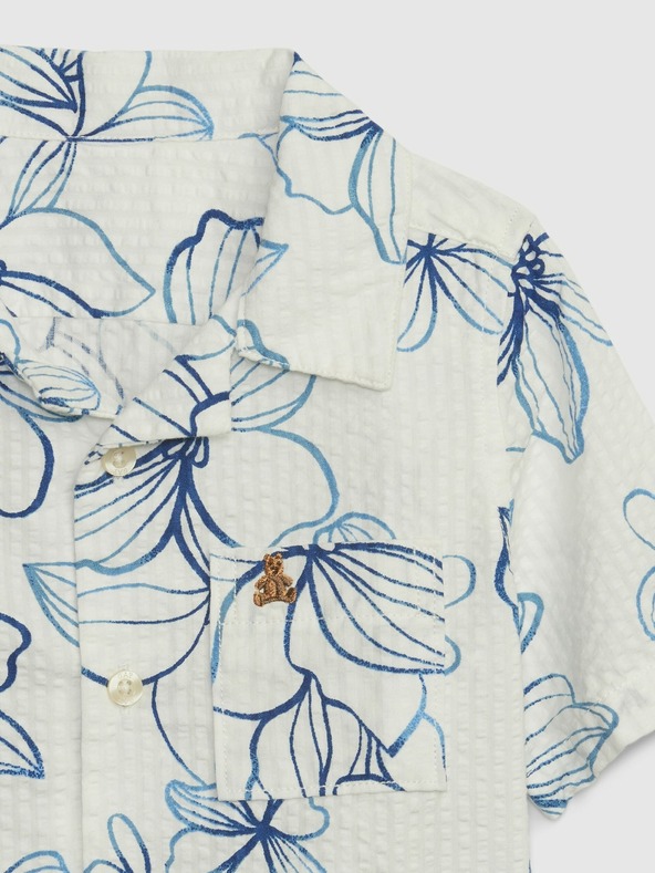 GAP Detská kvetinová košeľa GAP