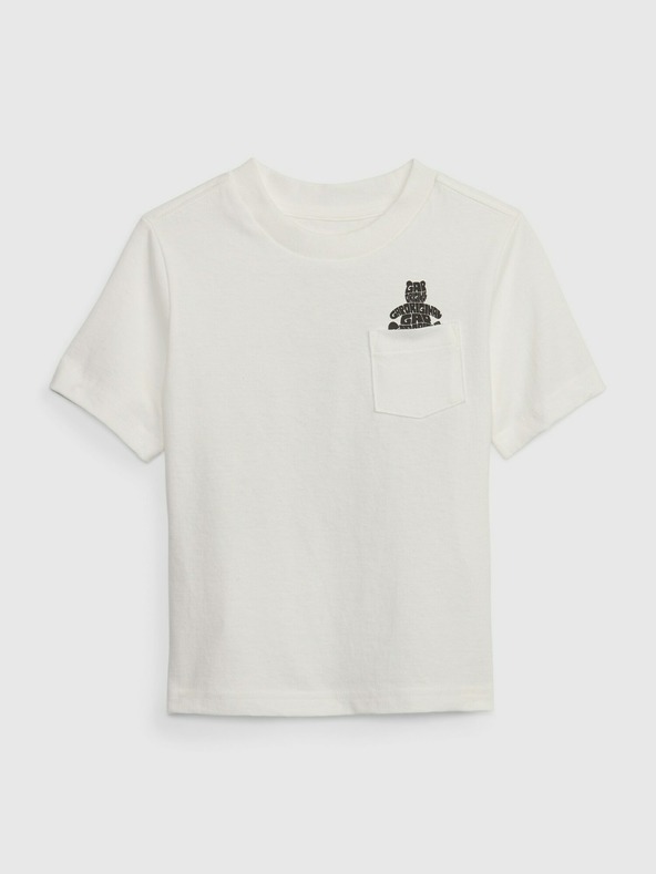 GAP Detské tričko s medvedíkom GAP