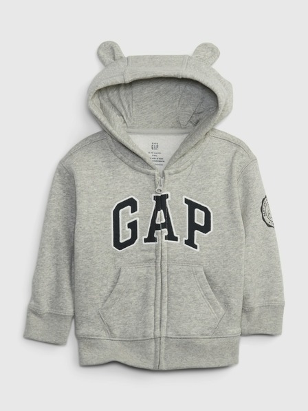 GAP Baby mikina logo a kapucňa GAP