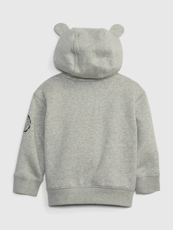 GAP Baby mikina logo a kapucňa GAP