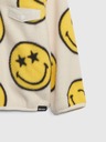 GAP Baby fleece mikina Gap × SmileyWorld® Unisex GAP