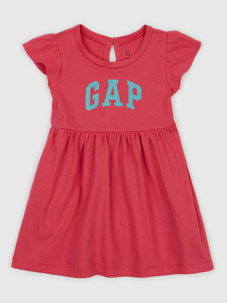 GAP Detské šaty s logom GAP