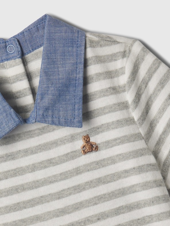 GAP Baby pruhovaný overal GAP