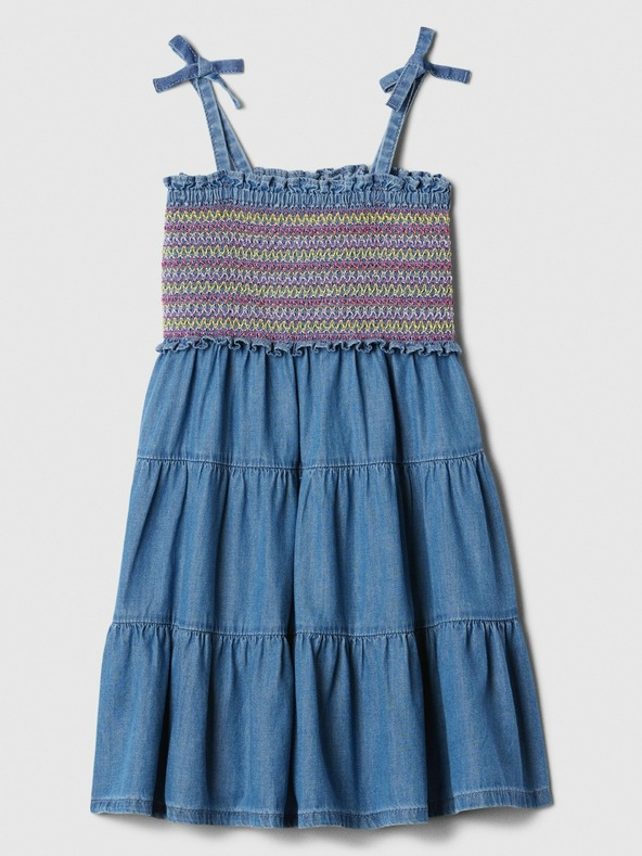 GAP Baby chambray midi šaty GAP