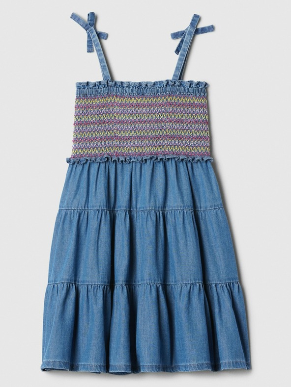 GAP Baby chambray midi šaty GAP