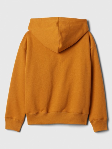 GAP Detská mikina s logom a fleece GAP
