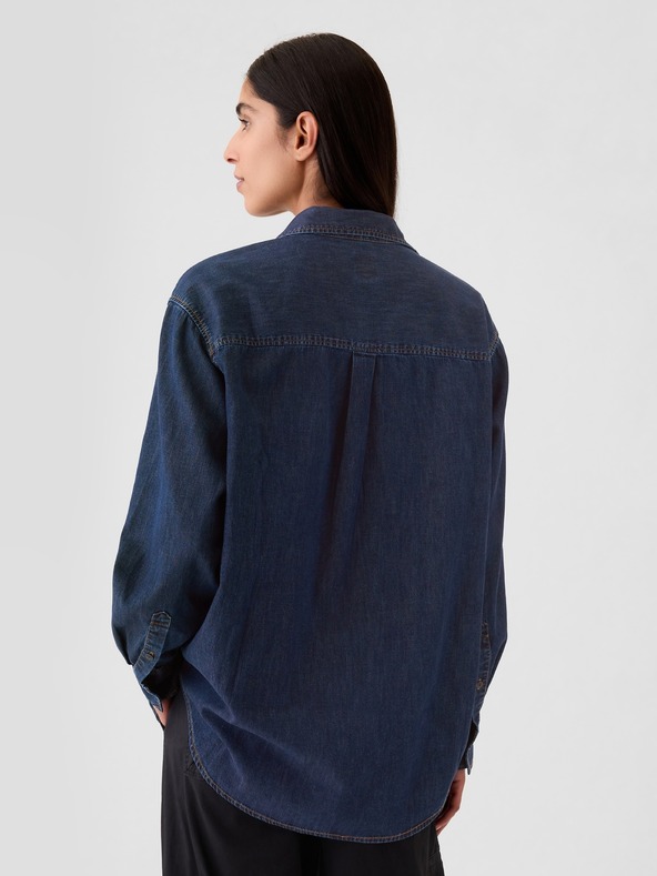 GAP Chambray oversize košeľa Big Shirt GAP