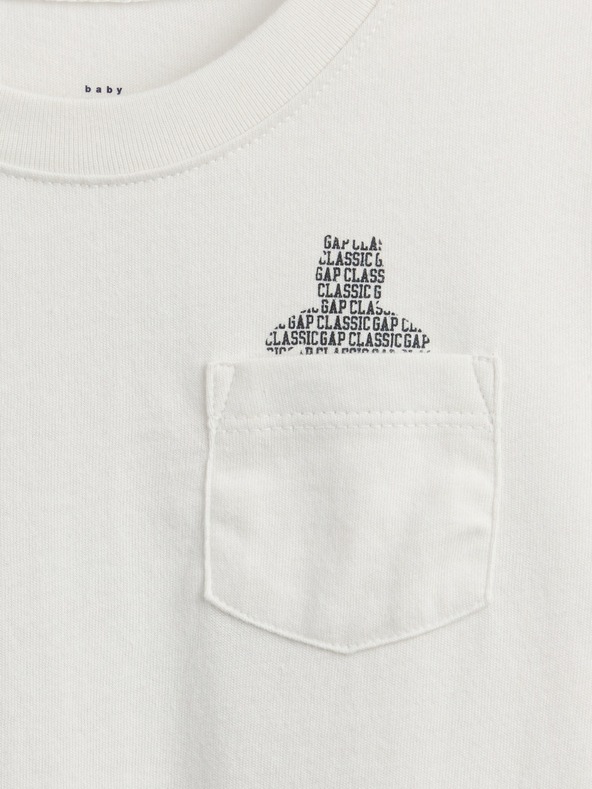 GAP Baby tričko s vreckom Brannan GAP