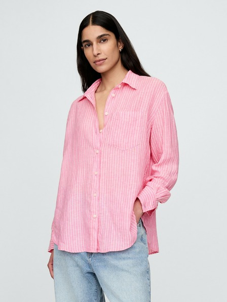 GAP Ľanová oversize košeľa Big Shirt GAP