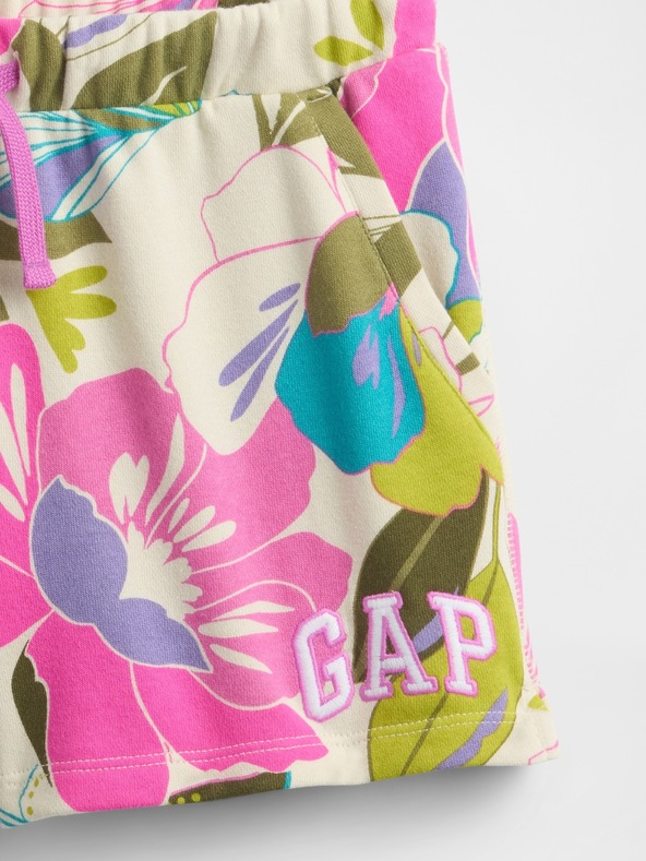 GAP Detské teplákové kraťasy logo GAP