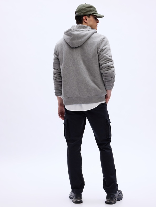 GAP Zateplená mikina s logom GAP