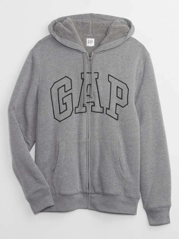 GAP Zateplená mikina s logom GAP