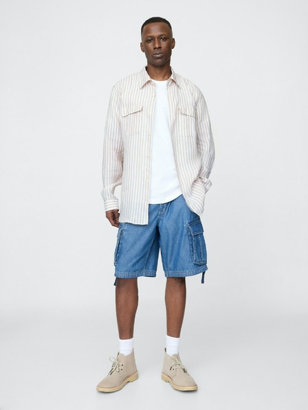 GAP Ľanová košeľa Classic Shirt GAP