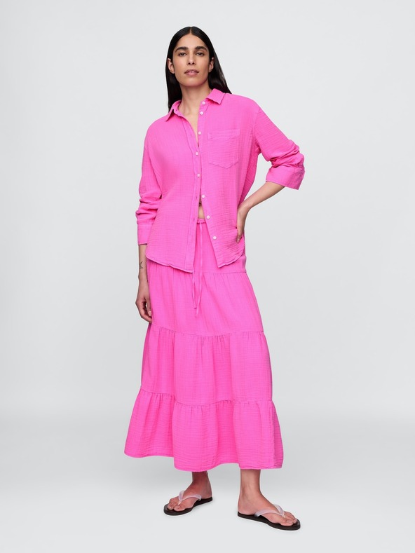 GAP Mušelínová košeľa oversize GAP