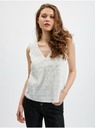 Orsay Biela dámska čipkovaná blúzka ORSAY