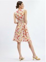 Orsay Červené a krémové dámske kvetinové šaty ORSAY
