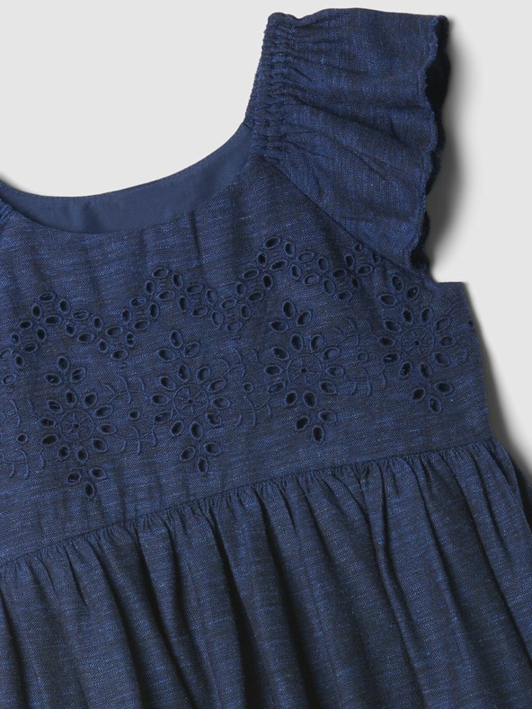 GAP Baby šaty s madeirou GAP