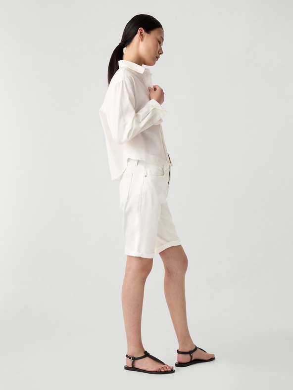 GAP Džínsové kraťasy mid rise GAP