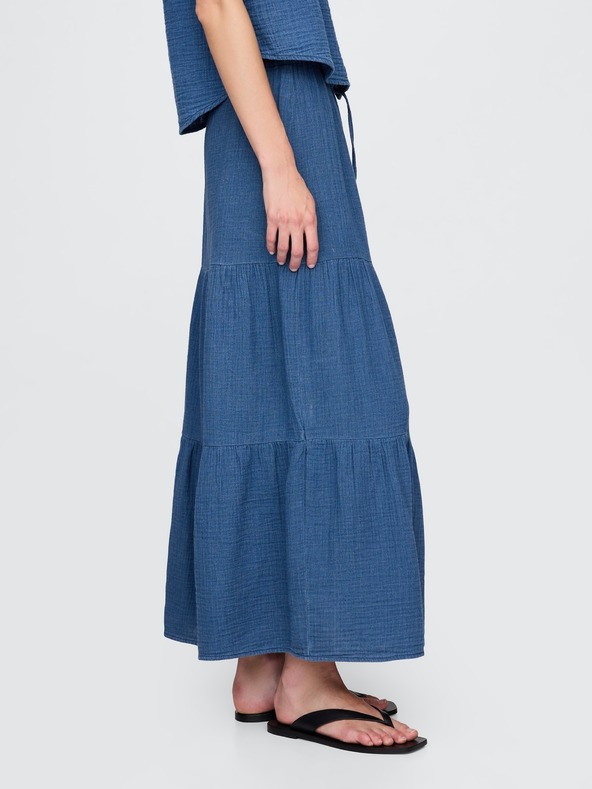 GAP Mušelínová maxi sukňa GAP