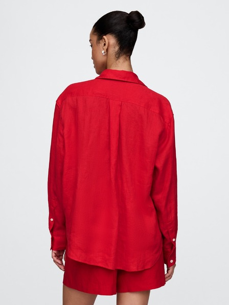 GAP Ľanová oversize košeľa Big Shirt GAP