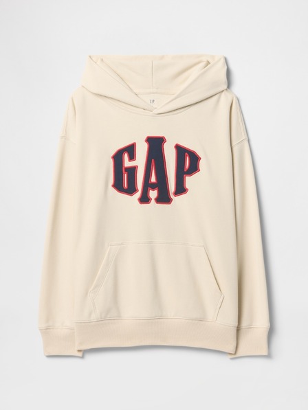 GAP Detská mikina s logom a fleece GAP
