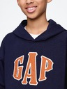 GAP Detská mikina s logom a fleece GAP