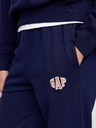 GAP Detské tepláky fleece logo army GAP