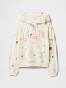 GAP Detská mikina s logom a fleece GAP