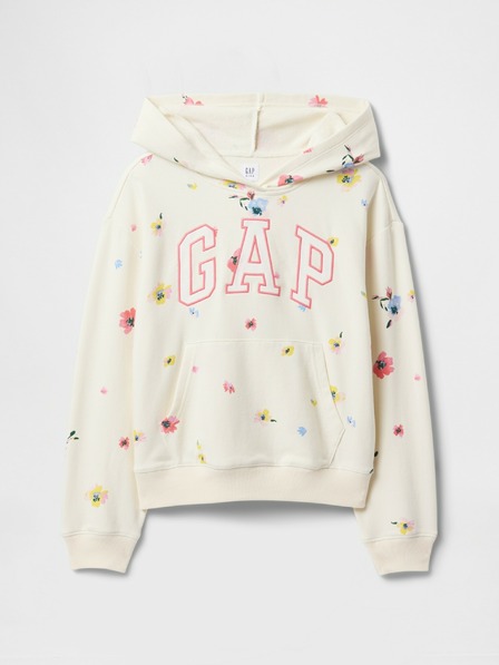 GAP Detská mikina s logom a fleece GAP