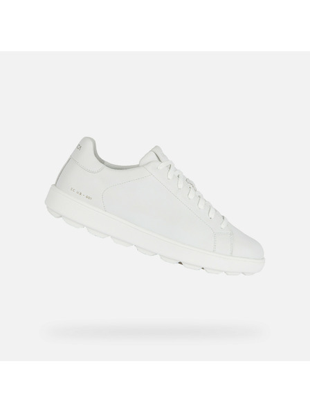 Geox Biele pánske tenisky Geox Spherica Ecub-1