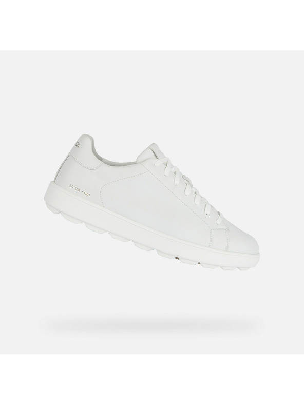 Geox Biele pánske tenisky Geox Spherica Ecub-1