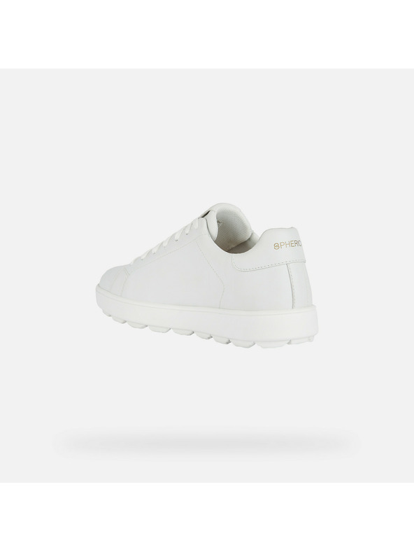 Geox Biele pánske tenisky Geox Spherica Ecub-1