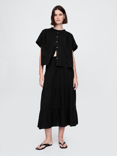 GAP Mušelínová maxi sukňa GAP