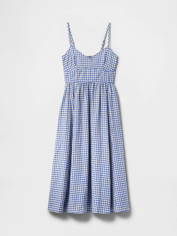 GAP Ľanové maxi šaty GAP