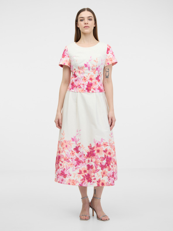 Orsay Ružová dámska kvetovaná blúzka ORSAY