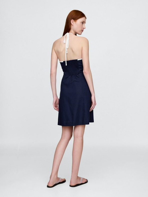 GAP Ľanové mini šaty Americana GAP