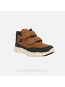 Geox Hnedá chlapčenská členkové topánky Geox Flexyper Boy