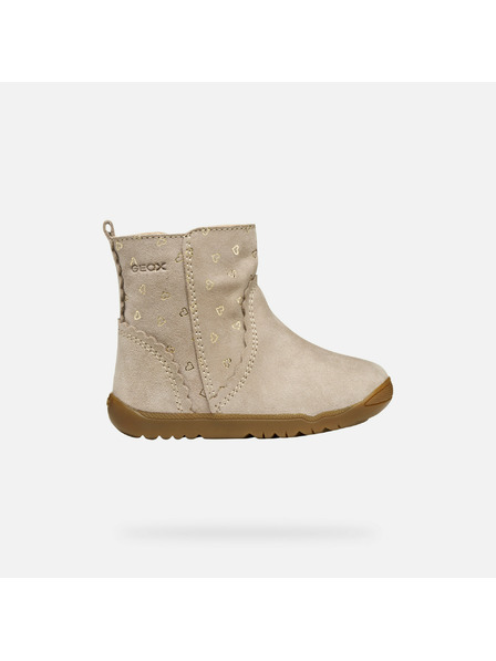 Geox Béžové dievčenské topánky pre prvé krôčky Geox Macchia