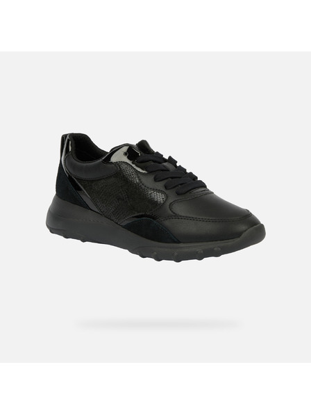 Geox Čierne dámske tenisky Geox Alleniee