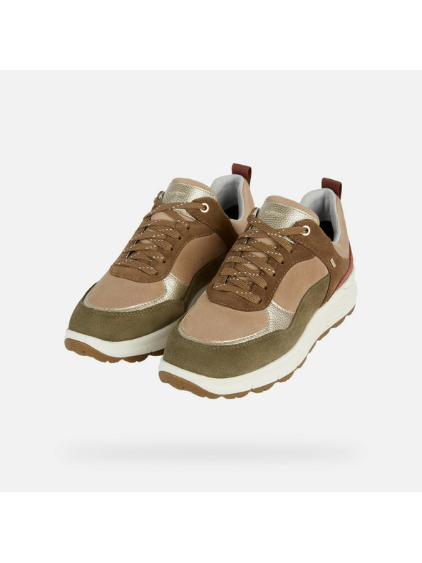 Geox Béžové dámske tenisky Geox Spherica 4x4 B ABX