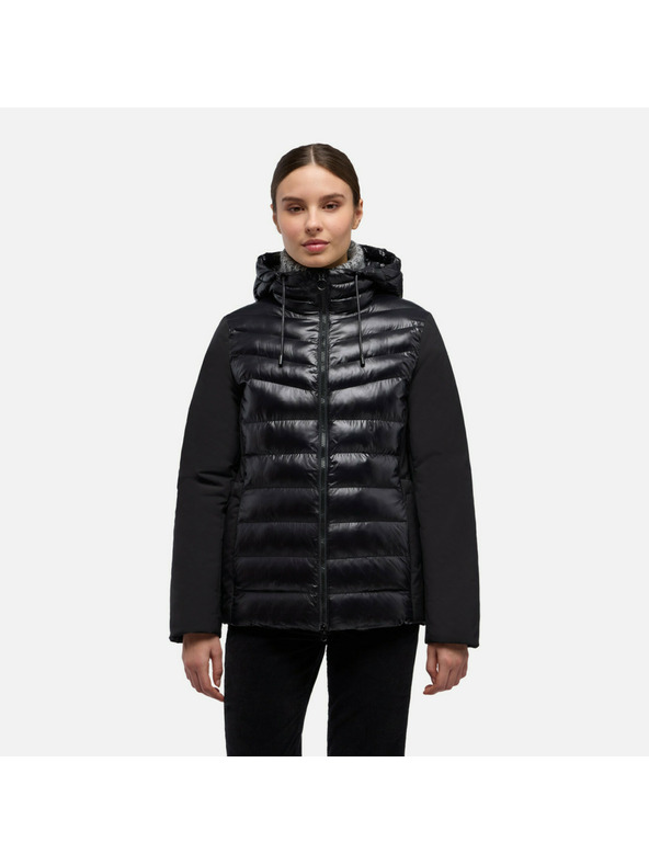 Geox Čierna dámska parka Geox Spherica