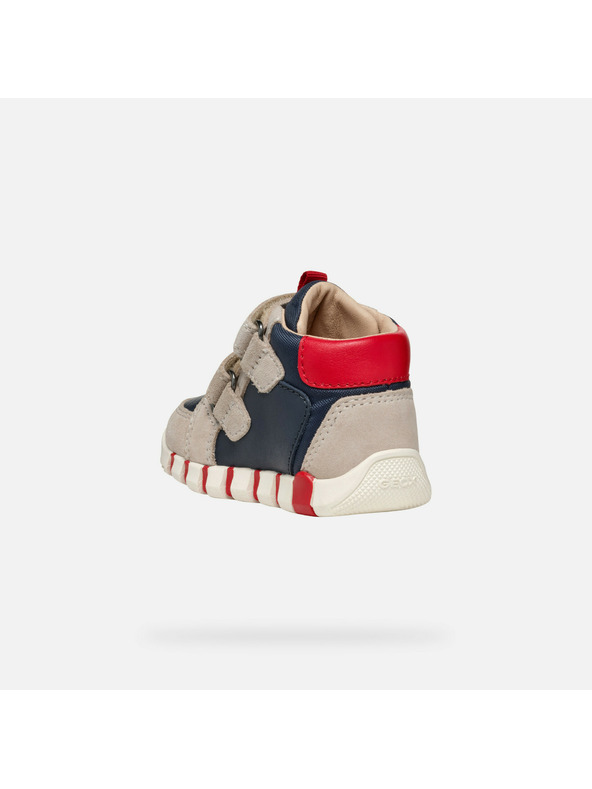 Geox Tmavo modré chlapčenské topánky pre prvé krôčiky Geox Iupidoo Boy