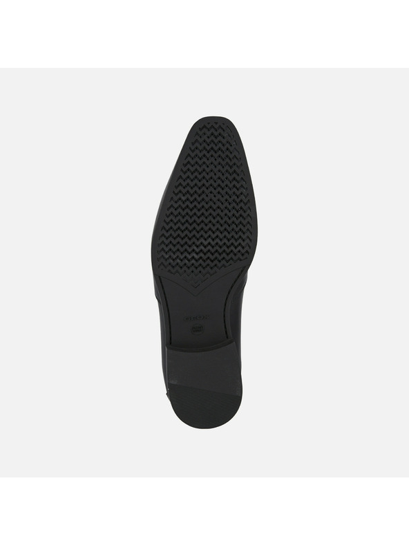 Geox Čierna pánska spoločenská obuv Geox Omo High Life
