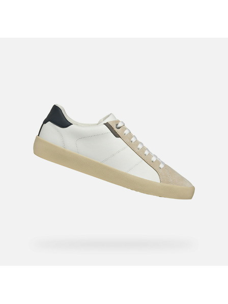 Geox Biele pánske tenisky Geox Affile